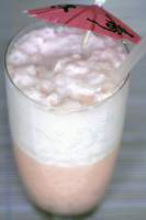A Table avec Harry Potter #17 Sirop de cerise soda avec boule de glace et ombrelle